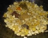 A picture of step 3 of Cauliflower and veg stir-fry.