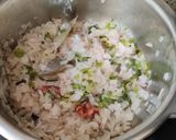 A picture of step 6 of Mutton keema.