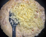 Foto del paso 4 de la receta: Crepes salados rellenos de pollo con salsa de cebolla y pimiento