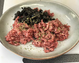 Foto del paso 5 de la receta: Batch cooking: tallarines con salsa casera de tomate, bolognesa con aceitunas y albahaca fresca