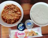 صورة لخطوة 1 من وصفة بشاميل بعجينة سمبوسة