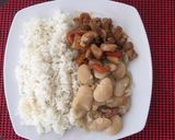 Foto del paso 5 de la receta: Pallares con saltado de pollo (sabor peruano-oriental)