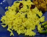 A picture of step 6 of Lemon Rice.