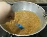 A picture of step 4 of Mohanthal Halwa.