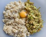 Foto del paso 2 de la receta: Hamburguesas de quinoa y zucchini