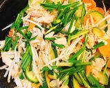 Hình bước làm 4 của món Ức gà xào thập cẩm