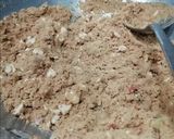 A picture of step 4 of Rava Ladoo.