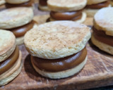 Foto del paso 5 de la receta: SÚPER ALFAJORES DE CHOCOLATE ❤️