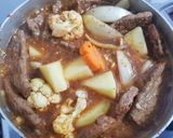 Hình bước làm 5 của món Phở bò kho chay rau củ
