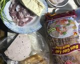 Hình bước làm 1 của món Miến gạo lứt trộn