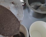 A picture of step 3 of Oreo Biscuit Ice-cream 😋.