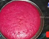 A picture of step 5 of Rose Milk Cake.