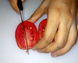 A picture of step 1 of Tomato Paratha.
