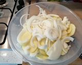 A picture of step 1 of Spanish Omelette.