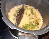 A picture of step 7 of Kesari pulao.