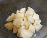 A picture of step 1 of Lebanese Potato Salad With Lemon & Mint.