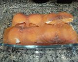 Foto del paso 5 de la receta Lasaña de raviolis con salmón y quesos
