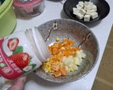 最受孩子喜歡的點心-水果優格豆腐的食譜步驟3照片