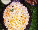 A picture of step 4 of Carrot Rice.