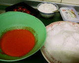 Foto del paso 1 de la receta: Brazo salado relleno de crema de queso y salmón ahumado