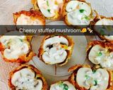 A picture of step 6 of Mushroom double decker.