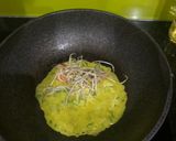 A picture of step 4 of Southern Vietnamese Pancakes.