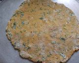A picture of step 6 of Mixed flour n mix leafy green vegetables thepla.