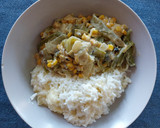 Foto del paso 10 de la receta: Rajas con elotes y arroz con queso y crema