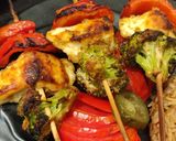 A picture of step 4 of Tandoori Tiranga Tikka.