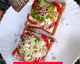 A picture of step 5 of Brown bread pizza.
