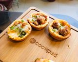 A picture of step 5 of Mini Pizza Tarts.