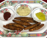 A picture of step 9 of Red Poha-Potato Fingers.