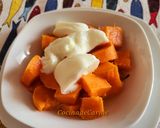 Foto del paso 4 de la receta: Boniato asado con yogur sabor coco