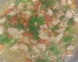 A picture of step 3 of Sweet and sour chicken.