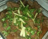 A picture of step 7 of Chatpata Gosht.