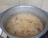 A picture of step 12 of Beef pulao biryani.