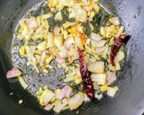 A picture of step 4 of Kalmi saag (Water Spinach).