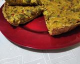 Foto del paso 5 de la receta: Tarta vegana integral de vegetales con quesito de cajú 🥒🧀 :)