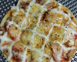 Foto langkah ke 6 dari resep Pizza Roti Tawar.