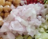 A picture of step 2 of Kabuli Chana apple salad.
