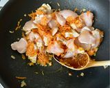 Фото кроку 1 до Рис з омлетом і овочами.