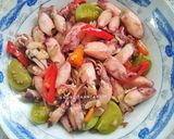 Foto langkah ke 5 dari resep Oseng Cumi Pedas.