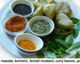 A picture of step 1 of Masala Dosai.