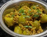 A picture of step 4 of Fenugreek Stuffed Gumberries (Gunda).