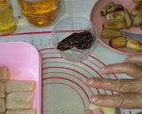 Foto langkah ke 10 dari resep Bolen Pisang Coklat dengan minyak goreng.