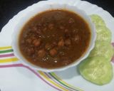 A picture of step 8 of Kala Chana Curry.