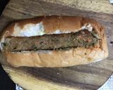 A picture of step 4 of Veg. Hot Dog.