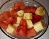 A picture of step 1 of Green smoothie.