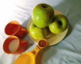 Foto del paso 1 de la receta: Cuadrados de manzanas verdes y sable de nueces