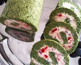 Spenótos tekercs, zöldséges, sajtkrémmel töltve recept fázis 7 fotója
